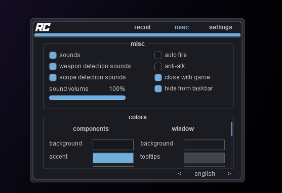 Rust Recoil Script
