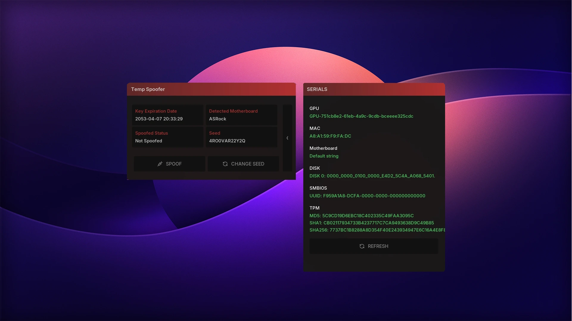 HWID Spoofer (Temp)