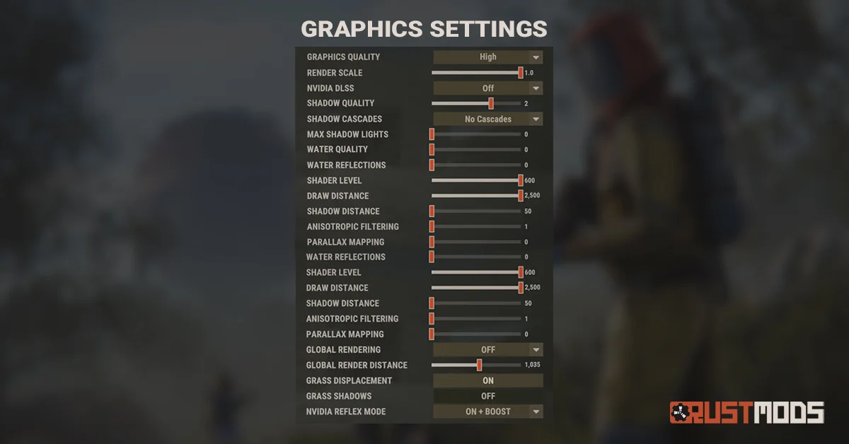 Best Rust Settings for FPS and Performance