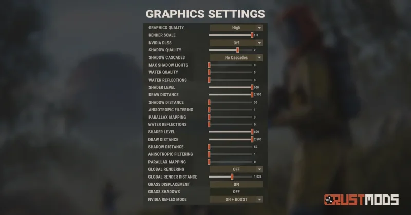 Rust Best FPS Settings