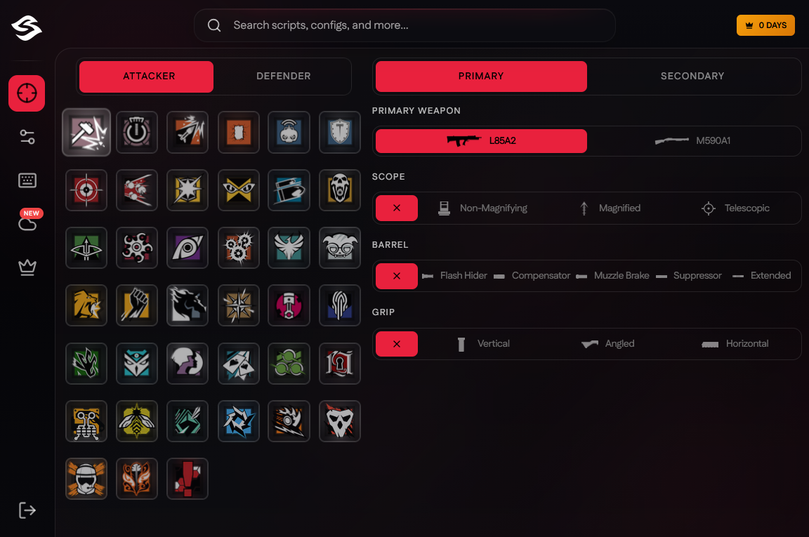 Suspect R6 Recoil Script